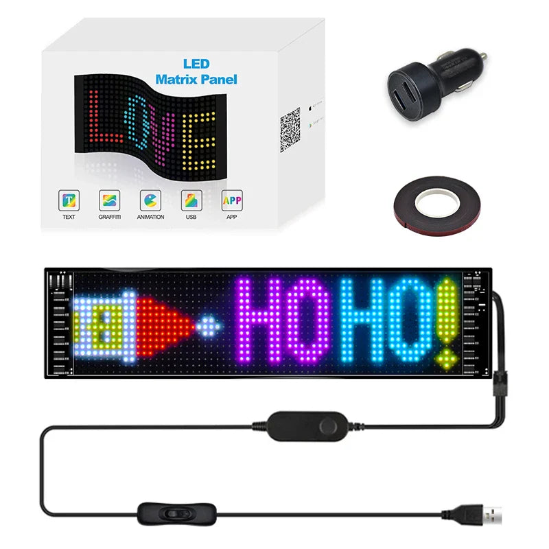 "Panel de Píxeles LED Matriz 🔥 USB 5V y Bluetooth 📲"