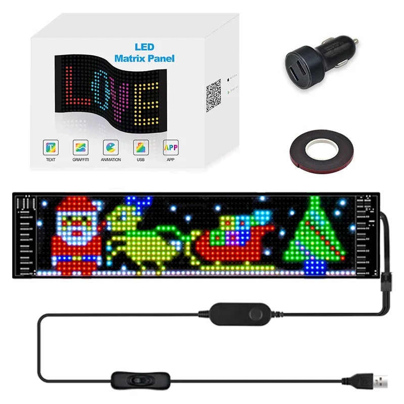 "Panel de Píxeles LED Matriz 🔥 USB 5V y Bluetooth 📲"