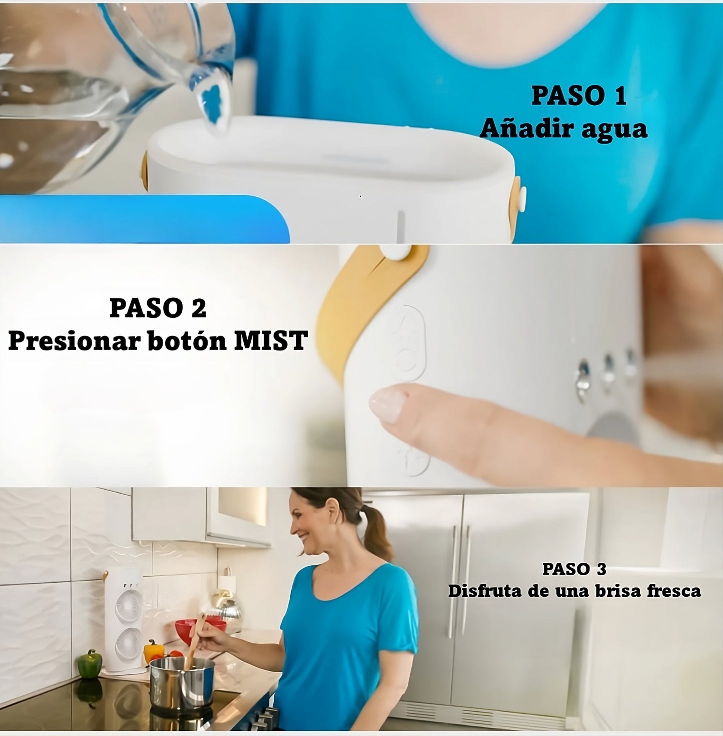 🌡️ Súper Ventilador para el Calor Extremo 💧